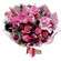 букет из роз и тюльпанов с лилией. Иркутск