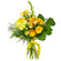 Желтый букет из роз и хризантем. Иркутск